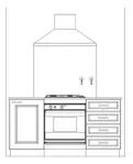 Combo02 Longvie Horno Eléctrico Hest60x + Anafe Gas A6600xf