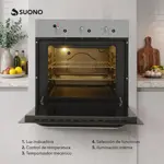 Horno Empotrable Mecánico Suono Eléctrico De Empotrar 60L