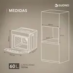 Horno Empotrable Mecánico Suono Eléctrico De Empotrar 60L