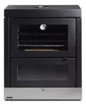 Horno A Leña Bosca Hestia 90 Doble Cámara Negro