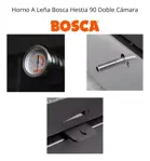 Horno A Leña Bosca Hestia 90 Doble Cámara Negro