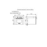 Horno Domec HEXRS18, Electrico, spiedo, grill, acero inoxidable