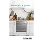 Horno Domec HEX16 Reflex, eléctrico, acero inoxidable