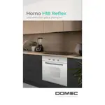 Horno Domec H18 Reflex, multigas, espejado