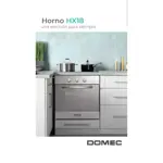 Horno Domec HX18, multigas, acero inoxidable