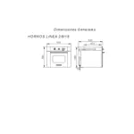 Horno Domec HX18, multigas, acero inoxidable