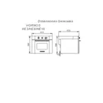 Horno eléctrico Domec HENG