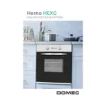 Horno Domec HEXG, eléctrico, acero inoxidable