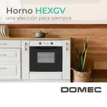 Horno Domec HEXGV, eléctrico, convecto, acero inoxidable