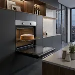 Horno eléctrico Domec Q 610, acero inoxidable