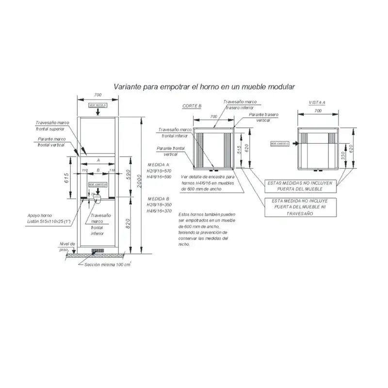 Horno Multigas Domec HX18, grill eléctrico, acero inoxidable