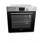 Horno Domec  Q610R, electrico, reloj digital, acero inoxidable