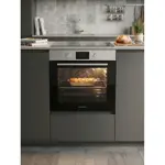 Horno Domec  Q610R, electrico, reloj digital, acero inoxidable