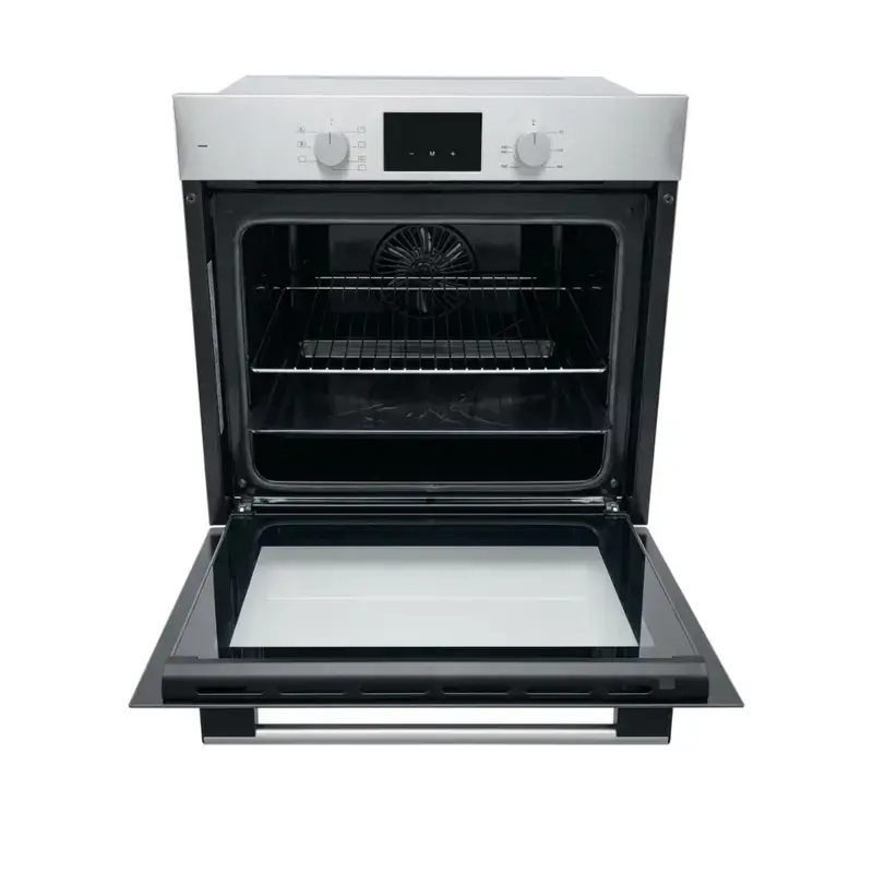 Horno Domec Q610R, electrico, reloj digital, acero inoxidable
