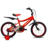 Bicicleta Varón Cross 17755 - R16, Rueditas, Guardabarros, Cubrecadenas, Verde