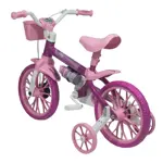 Bicicleta rodado 12 GTS con cantimplora rosa