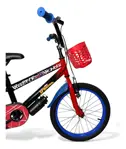 Bicicleta Infantil Rodado 18 Reforzada Negro/rojo Spiderman