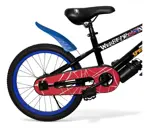 Bicicleta Infantil Rodado 18 Reforzada Negro/rojo Spiderman
