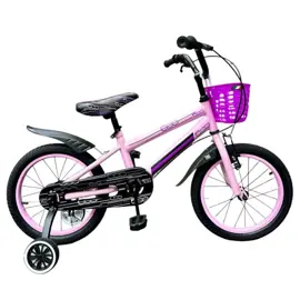 Bicicleta Infantil Urbana Rodado 16 Fiat Color Rosa