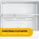 Heladera No Frost WRM39CBDIM - 340L, Modo Turbo, Extra Frío, LED, Blanca