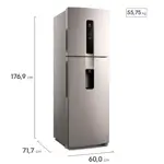 HELADERA 424L IW46S NO FROST INV PL ELECTROLUX