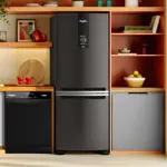 Heladera No Frost Inverter 449Lts WRE57CEDIM Negra WHIRLPOOL 
