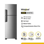 HELADERA 386L WRM42MKDIM NO FROST INV IX E/C WHIRLPOOL