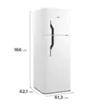 Heladera Gafa con Freezer No Frost 300L Blanca HGNF3500B