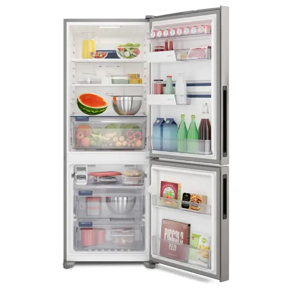 Heladera Electrolux Bottom Freezer No Frost con AutoSense Inox IB7S