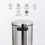 Combo Heladera Whirlpool 386 Lts + Tacho Basura Ninestars 5l