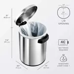 Combo Heladera Whirlpool 386 Lts + Tacho Basura Ninestars 5l