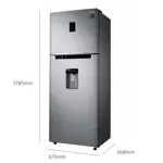 Heladera No frost Samsung RT38K5932SL silver inox 382 L