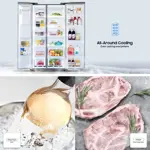 Heladera Side by Side Samsung RS27T5200S9 SILVER 801L