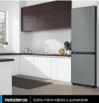 Heladera Samsung Bespoke  328LTS Satin Gray (pn)