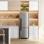 Heladera Whirlpool Inverter No Frost Bottom Freezer Inox - 428 / 397 Litros