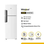 Heladera Whirlpool Inverter No Frost Top Freezer 407 / 386 Lts