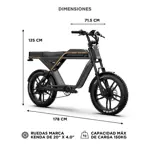 Bicicleta Eléctrica NAVEE KG05 E-Bike Motor 1000W Autonomía 60 Km Velocidad Máxima 32 km/h