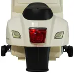 Moto a batería Mini Vespa 6v Cosco Blanca