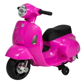 Moto A Batería Mini Vespa 6V Rosa