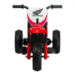 Moto a batería Honda CRF450 3 ruedas Cosco Roja