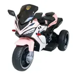 Moto de Carrera Deportiva Infantil a Batería 6V Cromer con Luces Rosa