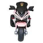 Moto de Carrera Deportiva Infantil a Batería 6V Cromer con Luces Rosa