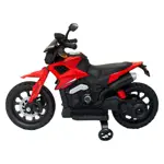 Moto Eléctrica Infantil 6V Cromer Arenera con Luces LED Rojo
