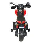 Moto Eléctrica Infantil 6V Cromer Arenera con Luces LED Rojo
