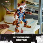 Minifigura de juguete LEGO Marvel Rocket y Baby Groot 76282