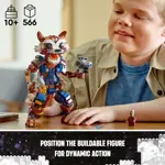 Minifigura de juguete LEGO Marvel Rocket y Baby Groot 76282