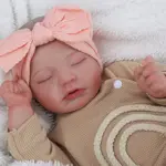 Muñeca Reborn CHAREX realista para recién nacido, 50 cm para dormir