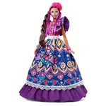 Muñeca, Barbie, Día de Muertos con vestido tradicional con volantes