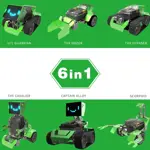 Kit De Construcción De Robot 6 En 1 Para Niños
