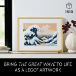 Lego Art Hokusai Kit De Arte En 3d De La Gran Ola Para Dec